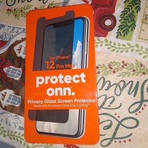 Protect onn. Privacy Glass Screen Protector iPhone 12 Pro Max
